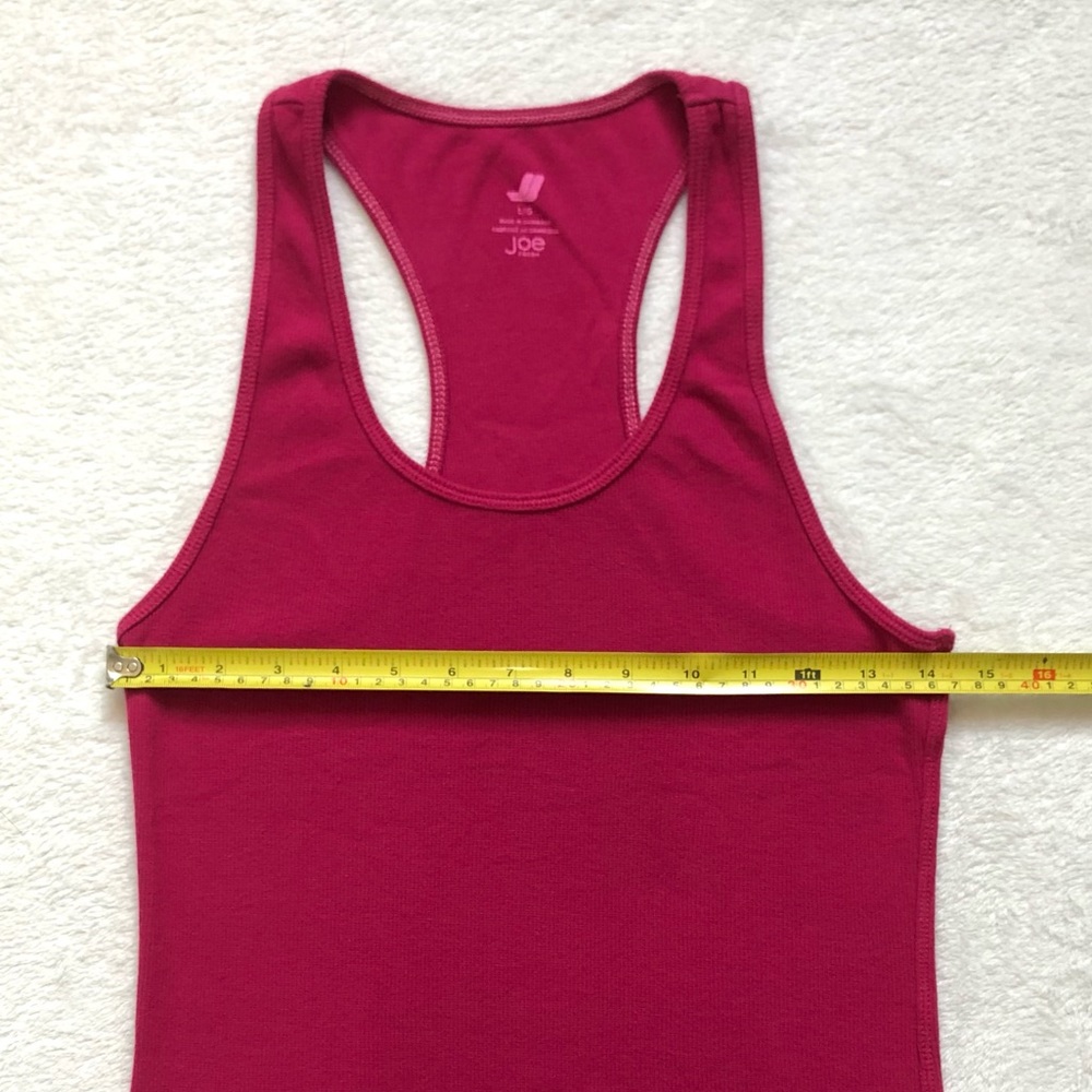 Joe Fresh Dark Pink Racerback Tank Top - Picture 4 of 4